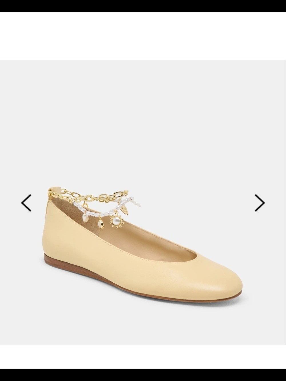 Baiden Ballet Flats Warm Natural Leather